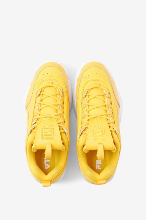 Premium Zapatillas Fila Disruptor 2 Mujer Amarillo Blancas | Fila395PY