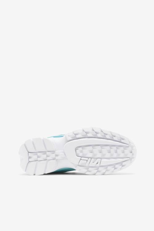 Premium Zapatillas Fila Disruptor 2 Mujer Azules Turquesa Blancas | Fila872HK