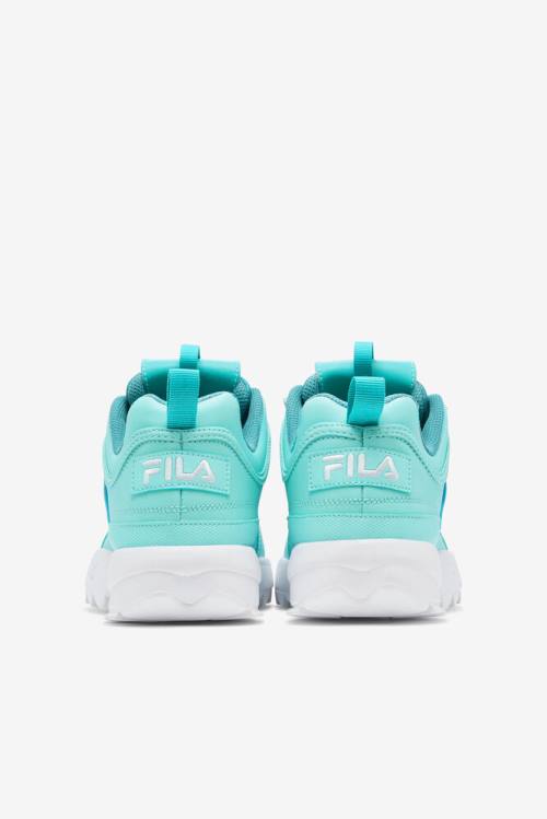 Premium Zapatillas Fila Disruptor 2 Mujer Azules Turquesa Blancas | Fila872HK