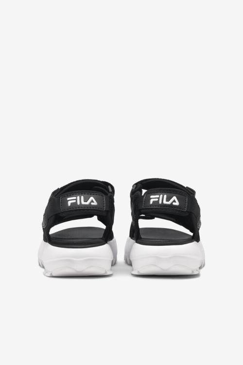 Sandalias Fila Disruptor Hombre Negras Blancas | Fila065BM