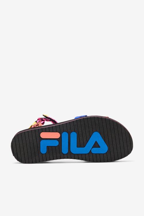 Sandalias Fila Drifter Ts Bandana Hombre Negras Moradas Azules | Fila267PD