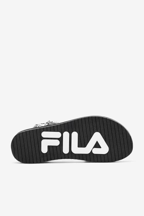 Sandalias Fila Drifter Ts Bandana Hombre Negras Blancas | Fila428SE