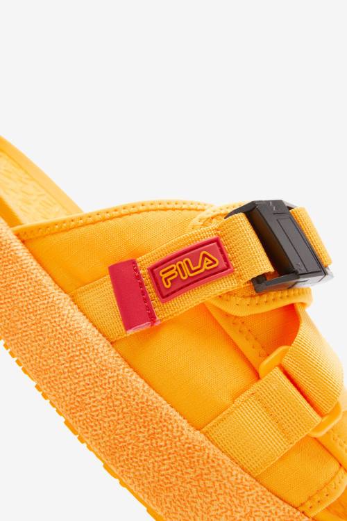 Sandalias de Diapositivas Fila Atlas Hombre Rojas | Fila741TS