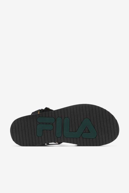 Sandalias de Diapositivas Fila Drifter Dns Hombre Negras | Fila193AR