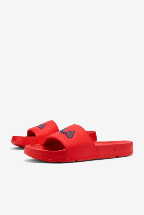 Sandalias de Diapositivas Fila Drifter Hombre Rojas Azul Marino Blancas | Fila290WO