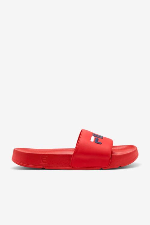 Sandalias de Diapositivas Fila Drifter Hombre Rojas Azul Marino Blancas | Fila290WO