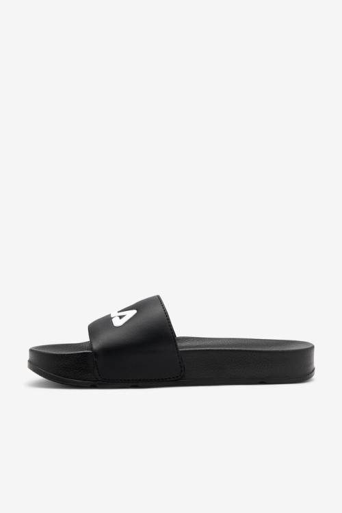 Sandalias de Diapositivas Fila Drifter Hombre Negras Rojas Blancas | Fila917KT