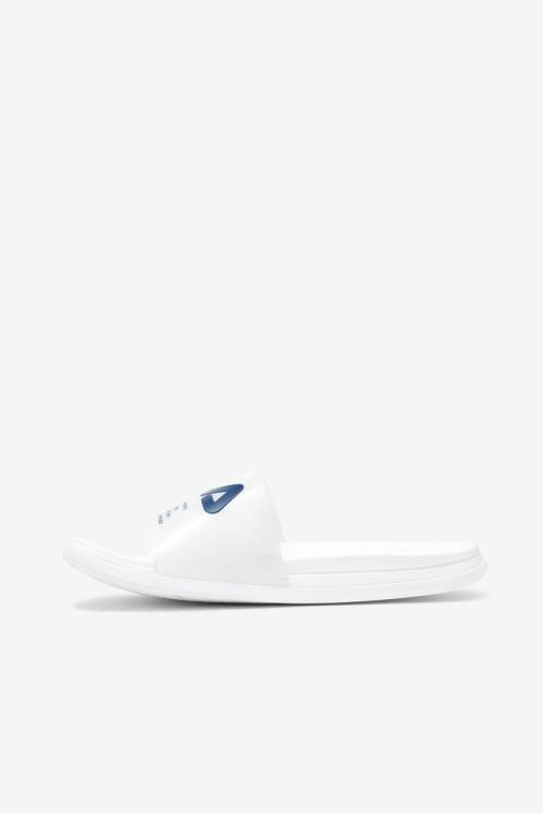 Sandalias de Diapositivas Fila Drifter Luxe Clear Mujer Blancas Azul Marino Rojas | Fila680QO