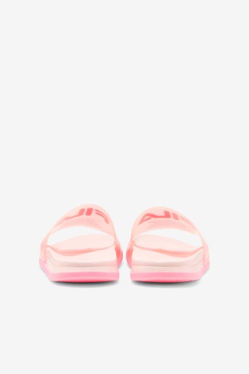 Sandalias de Diapositivas Fila Drifter Luxe Clear Mujer Rosas | Fila837EZ