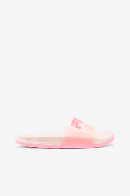 Sandalias de Diapositivas Fila Drifter Luxe Clear Mujer Rosas | Fila837EZ