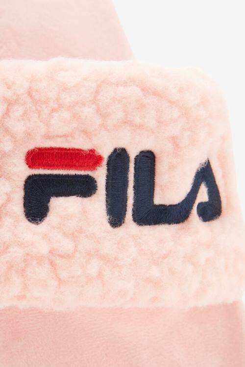 Sandalias de Diapositivas Fila Fuzzy Drifter Mujer Rosas Azul Marino Rojas | Fila482RX