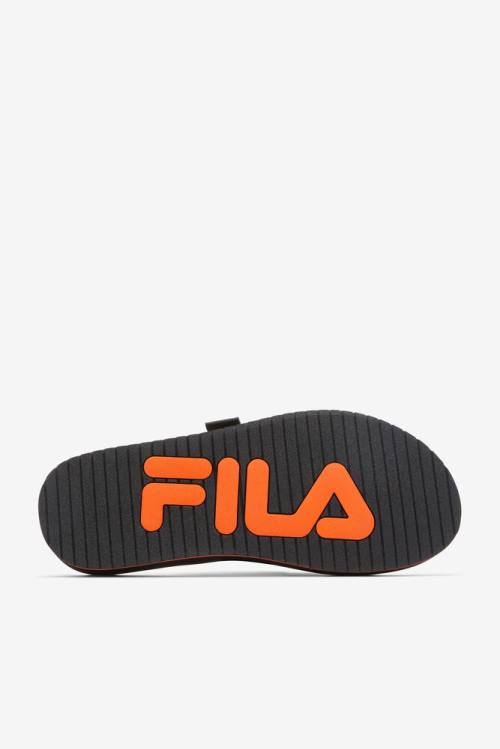 Sandalias de Diapositivas Fila Sol-slide V2 Camo Hombre Negras Verde Oliva | Fila093LV