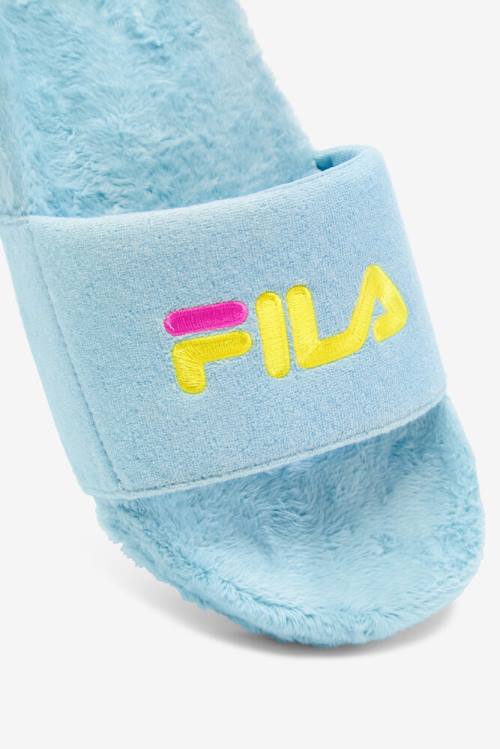 Sandalias de Diapositivas Fila Terry Drifter Mujer Fucsia Moradas Amarillo | Fila401BW