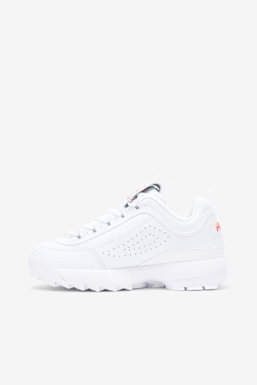 Stitch Zapatillas Fila Disruptor 2 Mujer Blancas Rosas Naranjas | Fila524LF