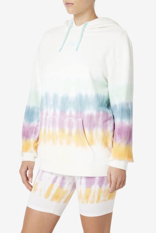 Sudadera Con Capucha Fila Aerolynn Tie Dye Mujer Blancas | Fila086DQ