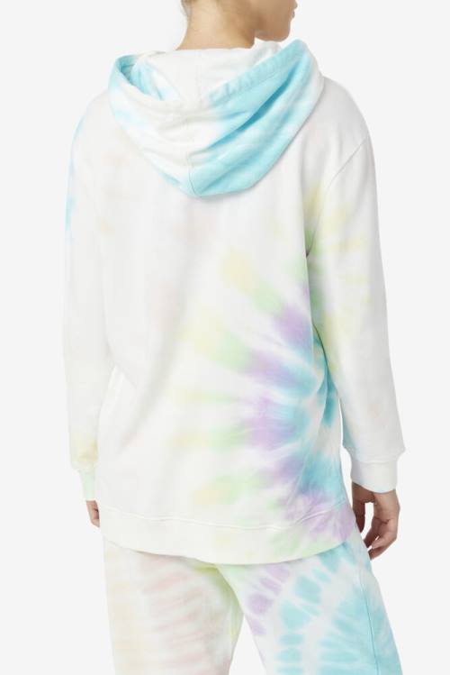 Sudadera Con Capucha Fila Aerolynn Tie Dye Mujer Creme | Fila643YE