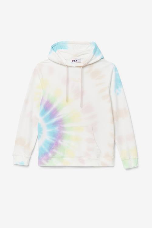 Sudadera Con Capucha Fila Aerolynn Tie Dye Mujer Creme | Fila643YE