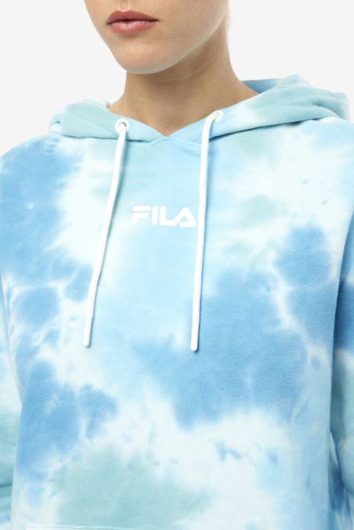 Sudadera Con Capucha Fila Aerolynn Tie Dye Mujer Blancas | Fila987QY