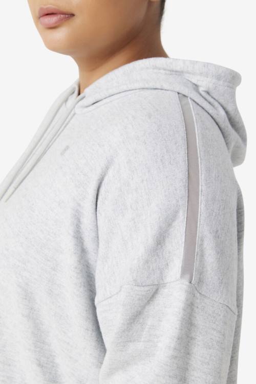 Sudadera Con Capucha Fila Fi-lux Cropped Mujer Gris | Fila084DF