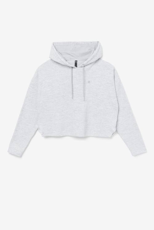 Sudadera Con Capucha Fila Fi-lux Cropped Mujer Gris | Fila489BF