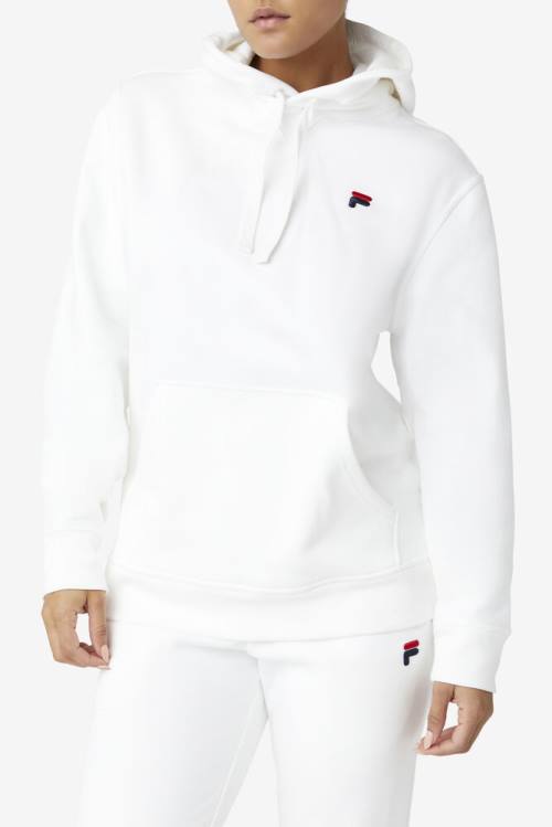 Sudadera Con Capucha Fila Godfrey Mujer Blancas | Fila843IZ