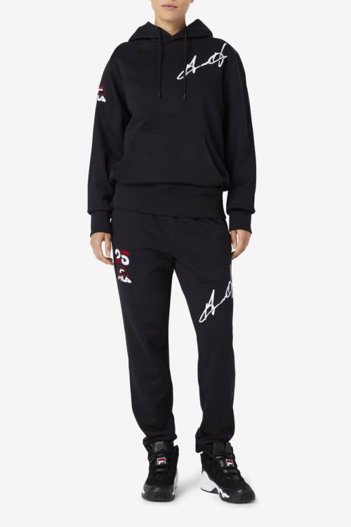 Sudadera Con Capucha Fila Grant Hill Lazarus Hombre Negras | Fila273FY