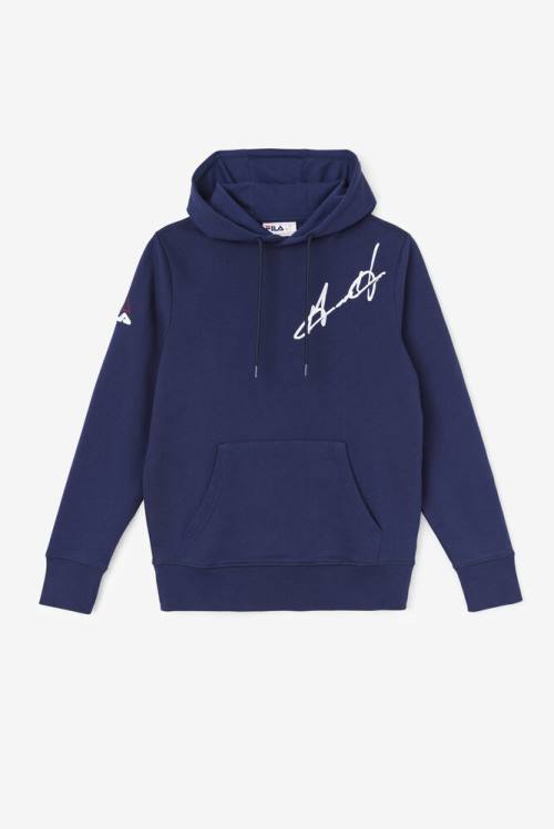 Sudadera Con Capucha Fila Grant Hill Lazarus Hombre Azul Marino | Fila592HD