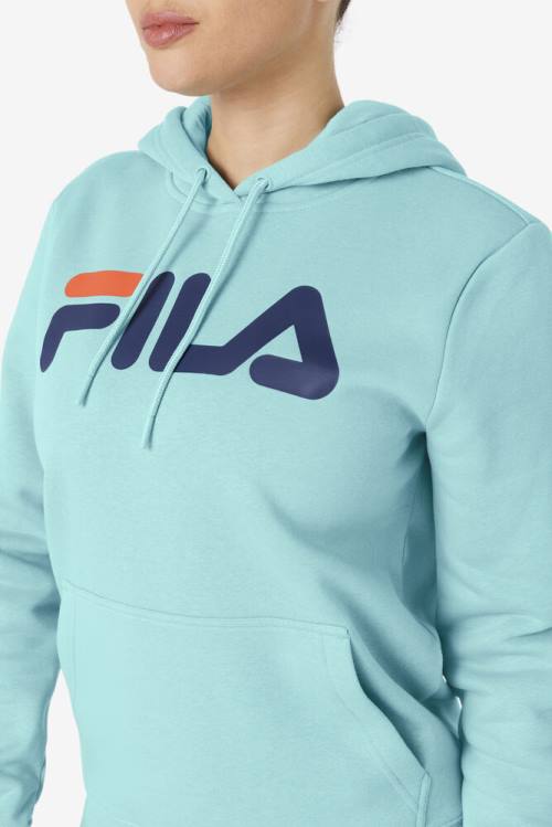 Sudadera Con Capucha Fila Lucy Mujer Azules Claro Azul Marino | Fila705KN