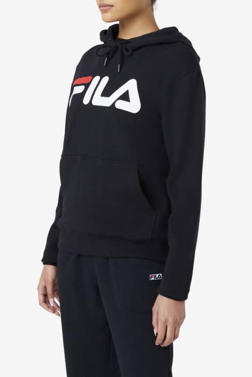 Sudadera Con Capucha Fila Lucy Mujer Negras Blancas | Fila260WQ