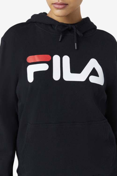 Sudadera Con Capucha Fila Lucy Mujer Negras Blancas | Fila260WQ