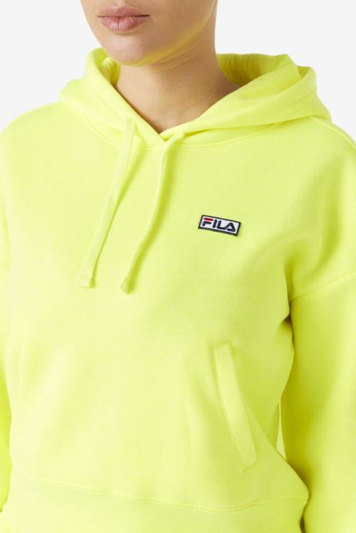 Sudadera Con Capucha Fila Marina Mujer Amarillo | Fila382GA