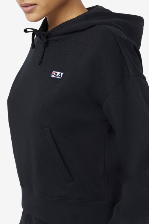 Sudadera Con Capucha Fila Marina Mujer Negras | Fila738RN