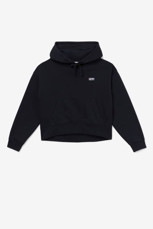 Sudadera Con Capucha Fila Marina Mujer Negras | Fila738RN