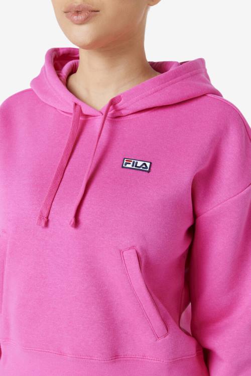 Sudadera Con Capucha Fila Marina Mujer Rosas | Fila075UV