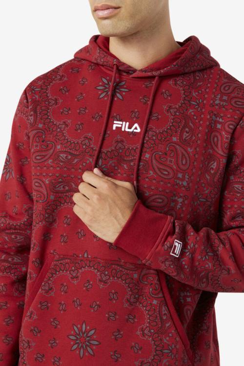 Sudadera Con Capucha Fila Seneca Hombre Rojas | Fila475GX