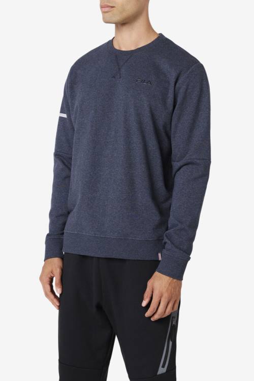 Sudaderas Fila Commuter Crew Hombre Azul Marino | Fila523LI