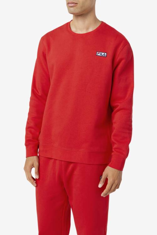 Sudaderas Fila Garran Crew Hombre Rojas | Fila941PI