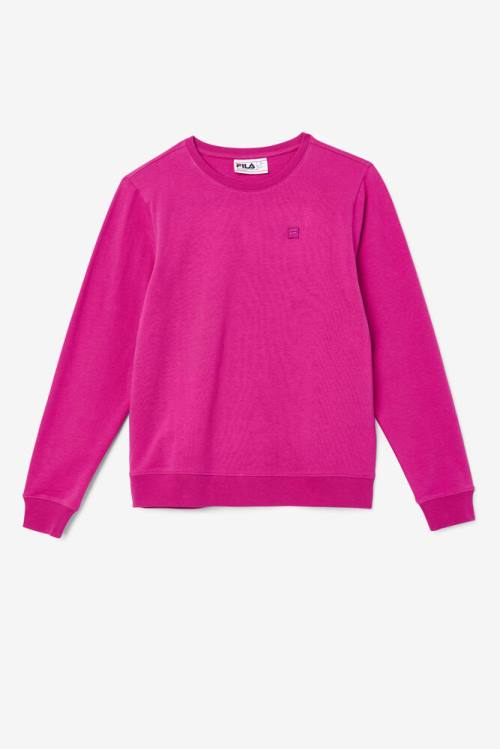 Sudaderas Fila Kaydence Crew Mujer Fucsia | Fila314ZP