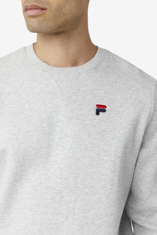 Sudaderas Fila Kieve Hombre Gris Claro | Fila251DE