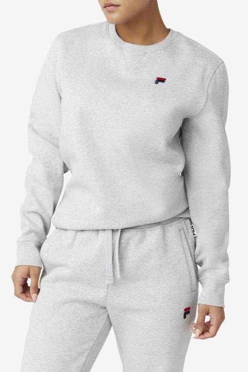 Sudaderas Fila Kieve Hombre Gris Claro | Fila251DE