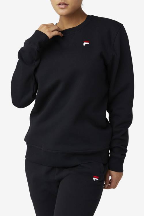 Sudaderas Fila Kieve Hombre Negras | Fila610MV