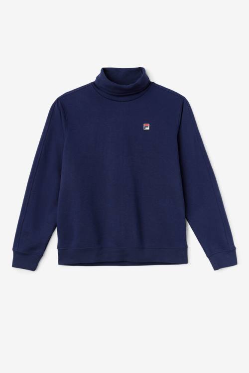 Sudaderas Fila Noah Fleece Turtleneck Hombre Azul Marino | Fila589TI