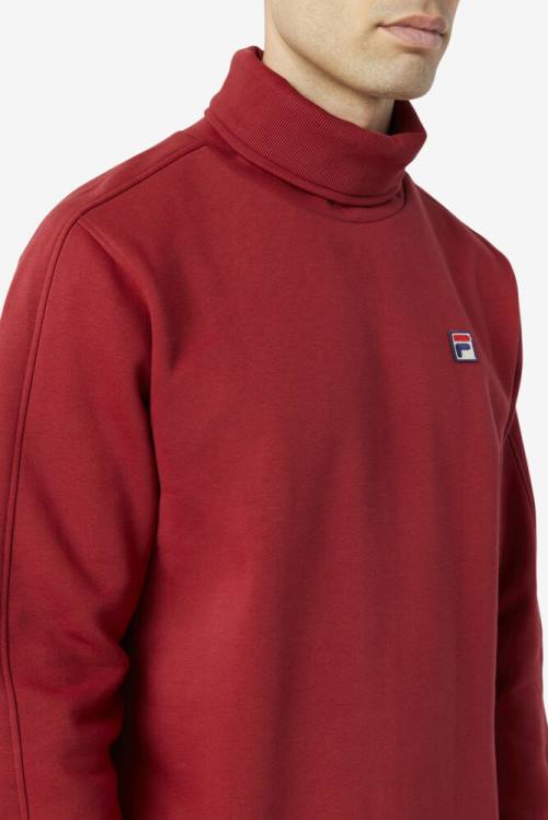 Sudaderas Fila Noah Fleece Turtleneck Hombre Rojas | Fila593PB