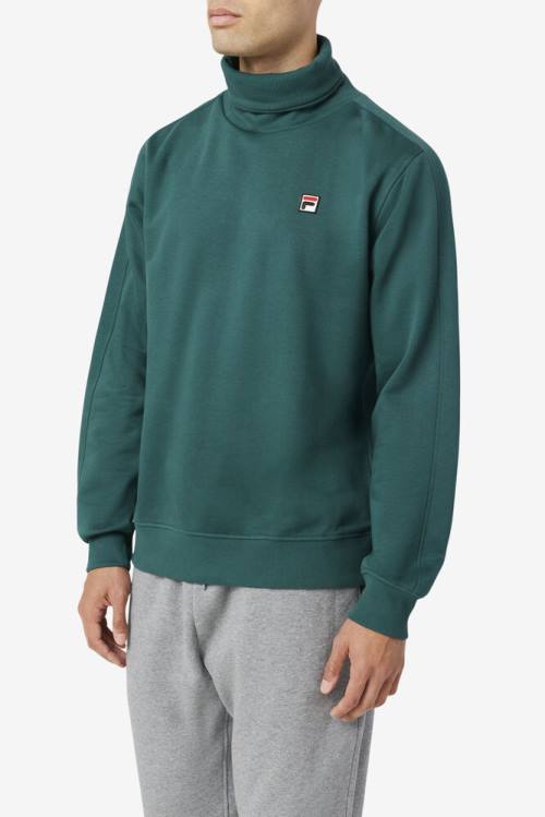 Sudaderas Fila Noah Fleece Turtleneck Hombre Verde Oliva | Fila642ZC