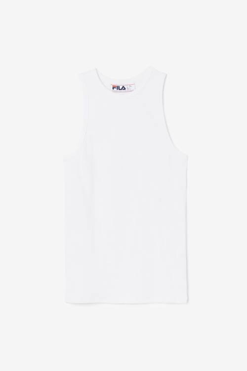 Top Deportivo Fila Alexia Tank Mujer Blancas | Fila208GR