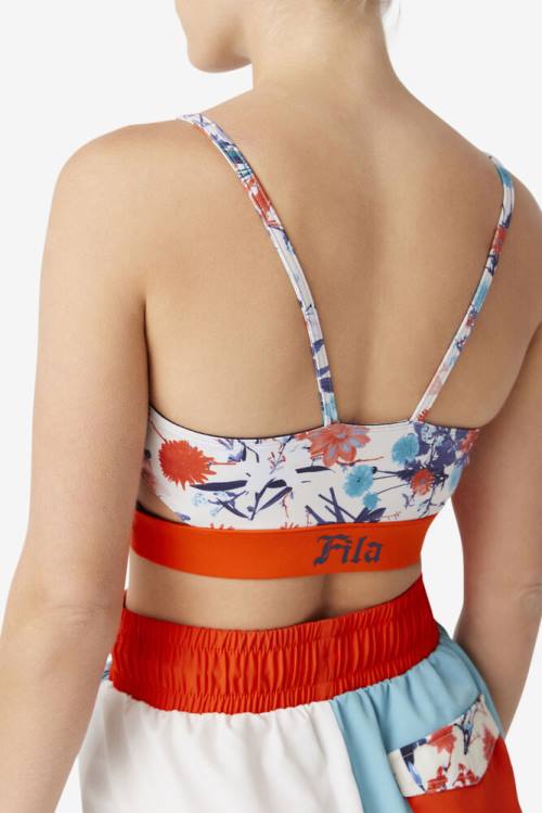 Top Deportivo Fila Charlee Bra Mujer Naranjas | Fila095ZN