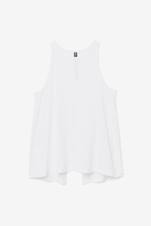 Top Deportivo Fila Fi-lux Open Back Tank Mujer Blancas | Fila017QH