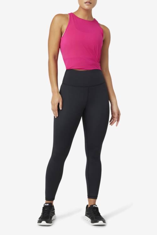 Top Deportivo Fila Fi-lux Open Back Tank Mujer Rosas Claro | Fila146VN