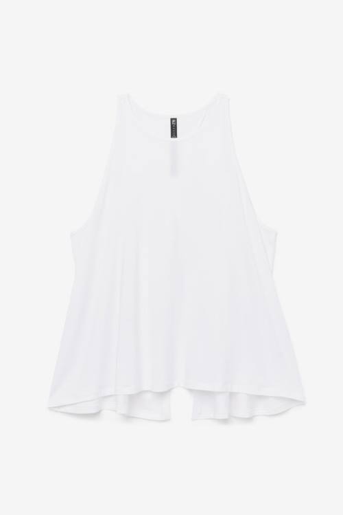 Top Deportivo Fila Fi-lux Open Back Tank Mujer Blancas | Fila678LE