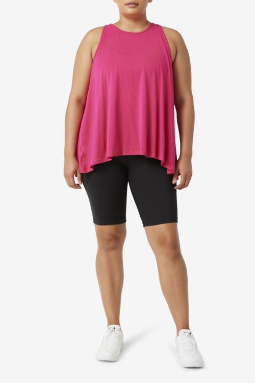 Top Deportivo Fila Fi-lux Open Back Tank Mujer Rosas Claro | Fila812DH